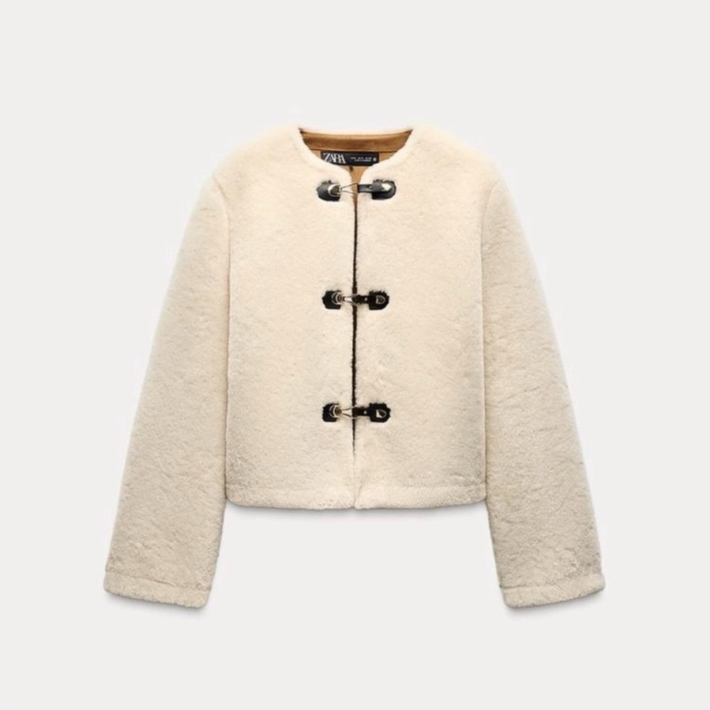 Zara Double-Faced Toggle Jacket
